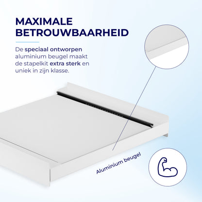 Tussenstuk Wasmachine Droger- Stapelkit