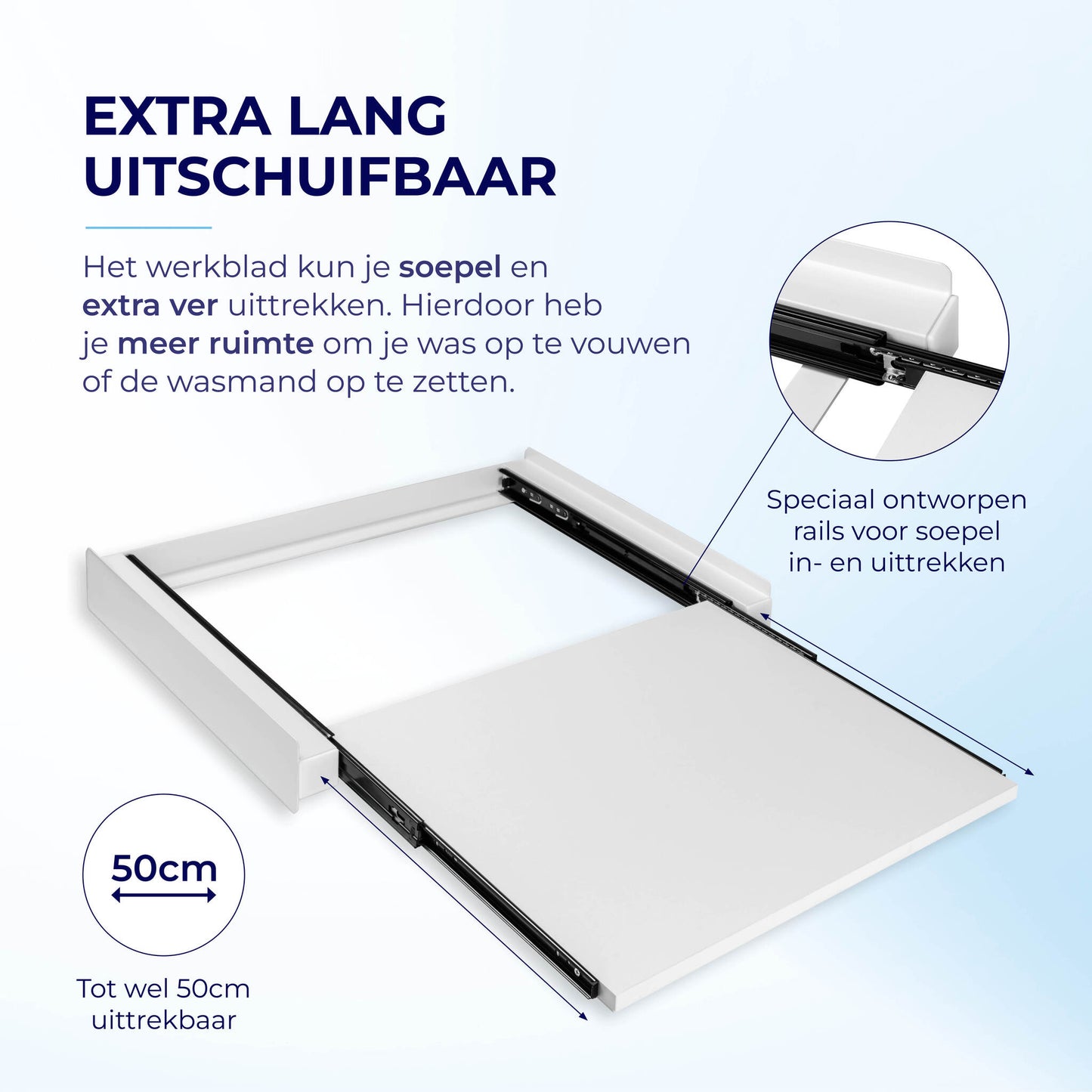 Tussenstuk Wasmachine Droger- Stapelkit