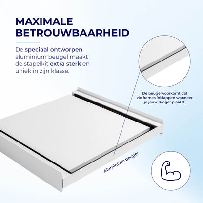 Tussenstuk Wasmachine Droger- Stapelkit
