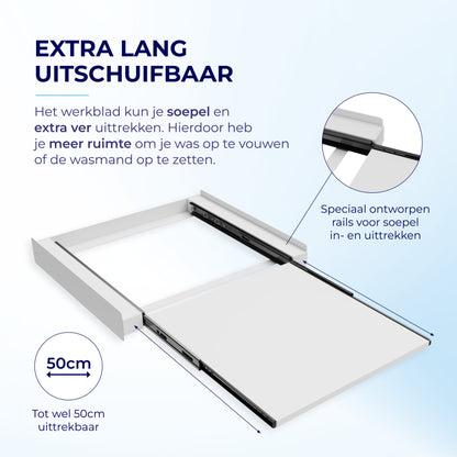 Tussenstuk Wasmachine Droger- Stapelkit