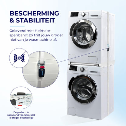 Tussenstuk Wasmachine Droger- Stapelkit